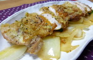 鶏のパン粉焼き