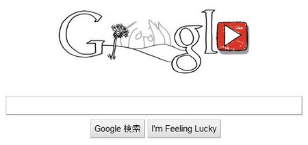Googleロゴがジョンレノン！