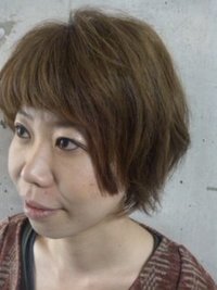 大峯さんが髪を切りました