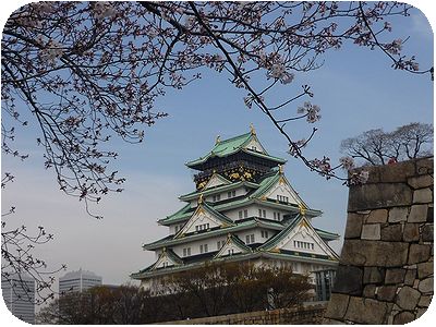 大阪城公園桜。