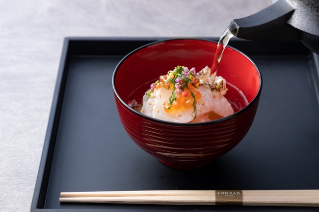 鯛とイクラの出汁茶漬け