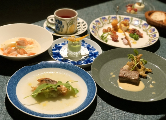 北欧の食材と器がぞんぶんに楽しめる