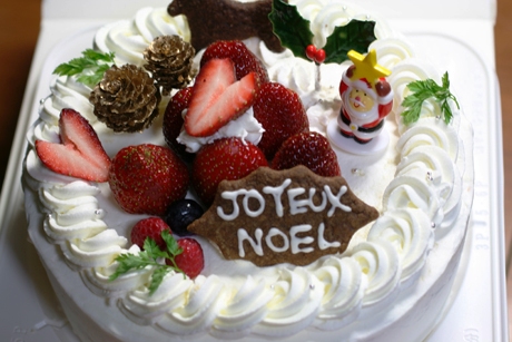 クリスマスケーキが2個