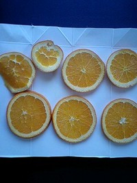 オレンジをポプリに