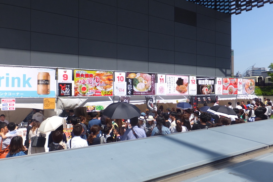 福島・ほたるまち　「フードソニック　２０１６」　ＡＢＣ朝日放送で行われたフードフェス！