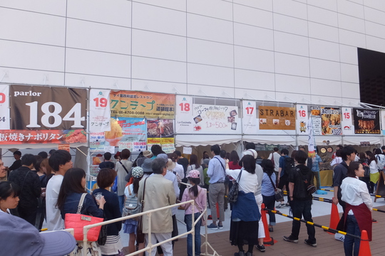 福島・ほたるまち　「フードソニック　２０１６」　ＡＢＣ朝日放送で行われたフードフェス！