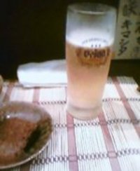 一人で乾杯