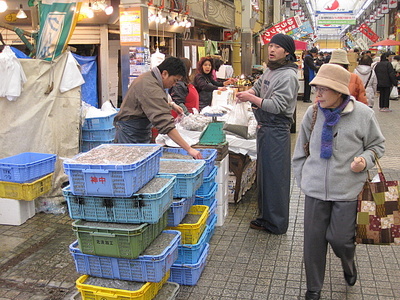 明石・魚の棚商店街　   【兵庫県明石市】　　　１／２