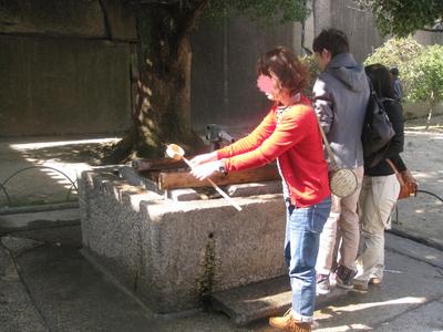 大阪城 銀明水井戸の井筒