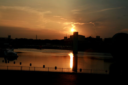 夕焼け＠万博公園