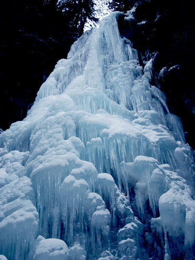 御船の滝　氷瀑