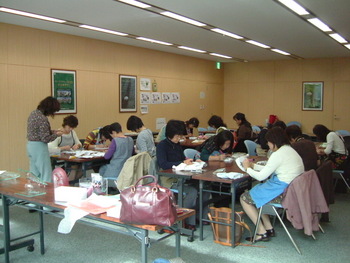 ガラスアート講座始まりました！