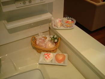 石けんを飾ってみよう！