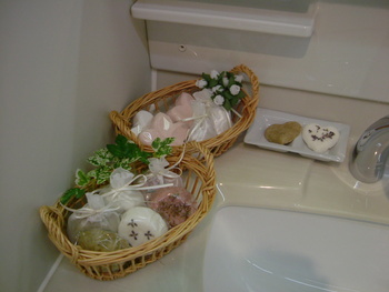 石けんを飾ってみよう！