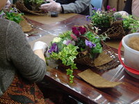 こんな材料で寄植えできちゃいます