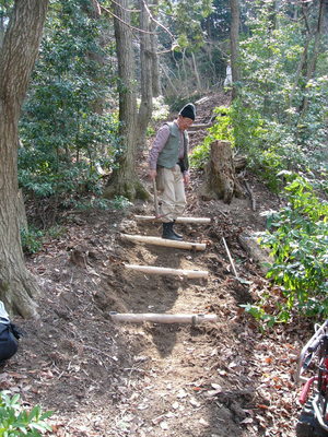 弘川城の道普請