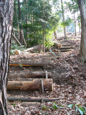 弘川城の道普請