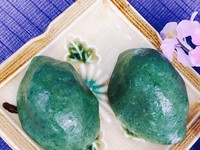 よもぎが決めて「よもぎ団子」