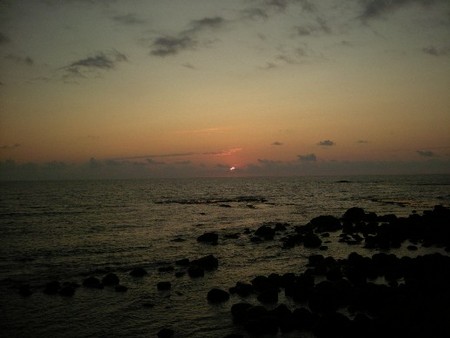 せたな町の夕日