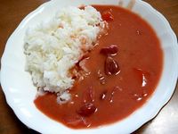 さくらんぼカレー。