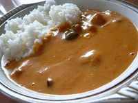 杜の都のレッドカレー。