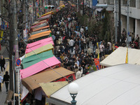 天神祭の風景だよ