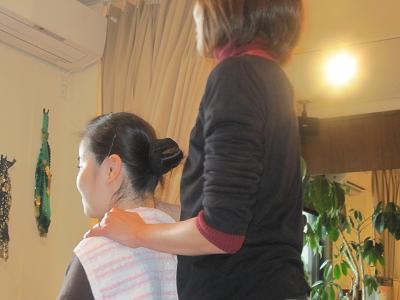 練習で肩こり解消???
